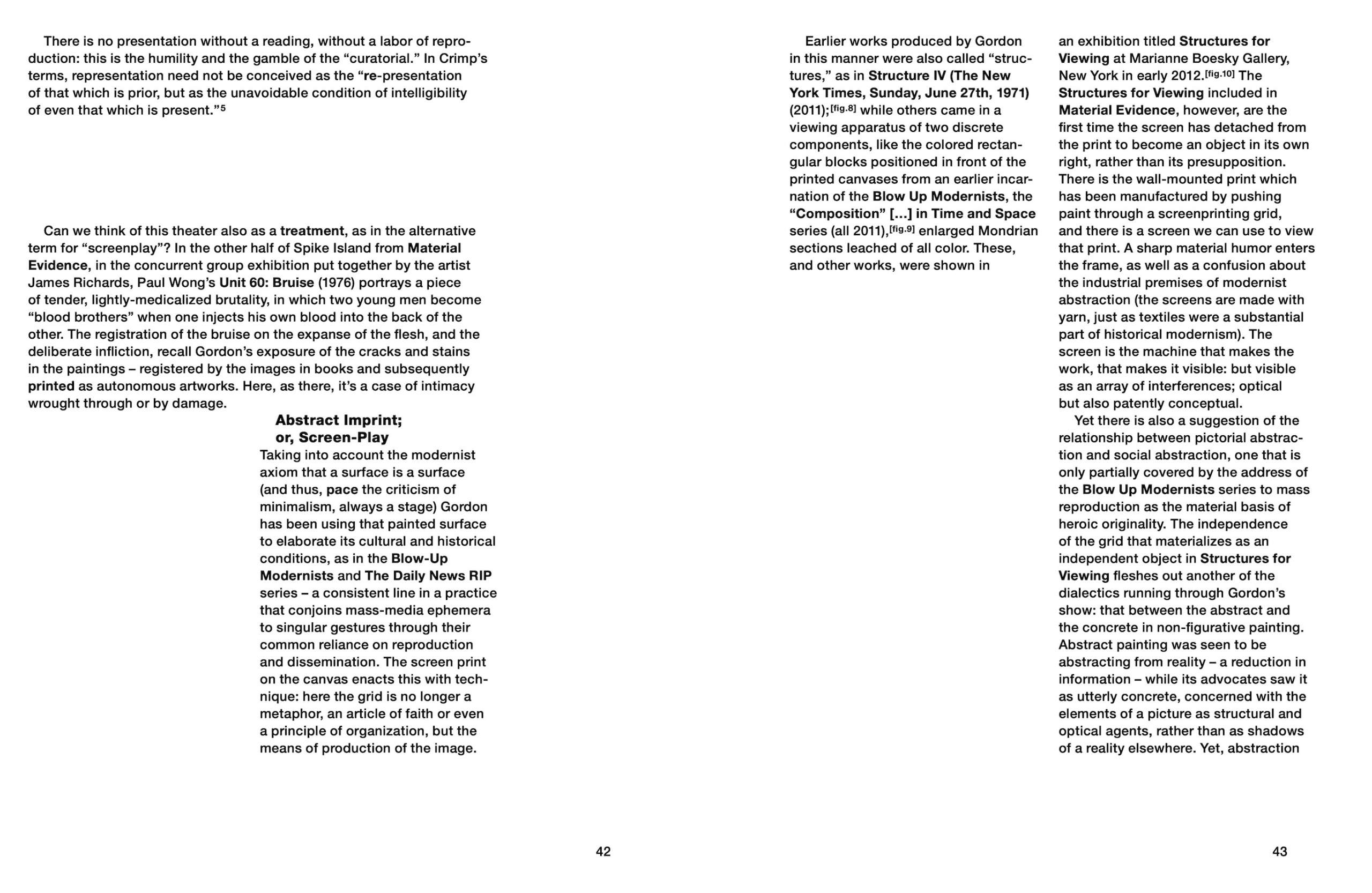 Material Evidence Sternberg Press