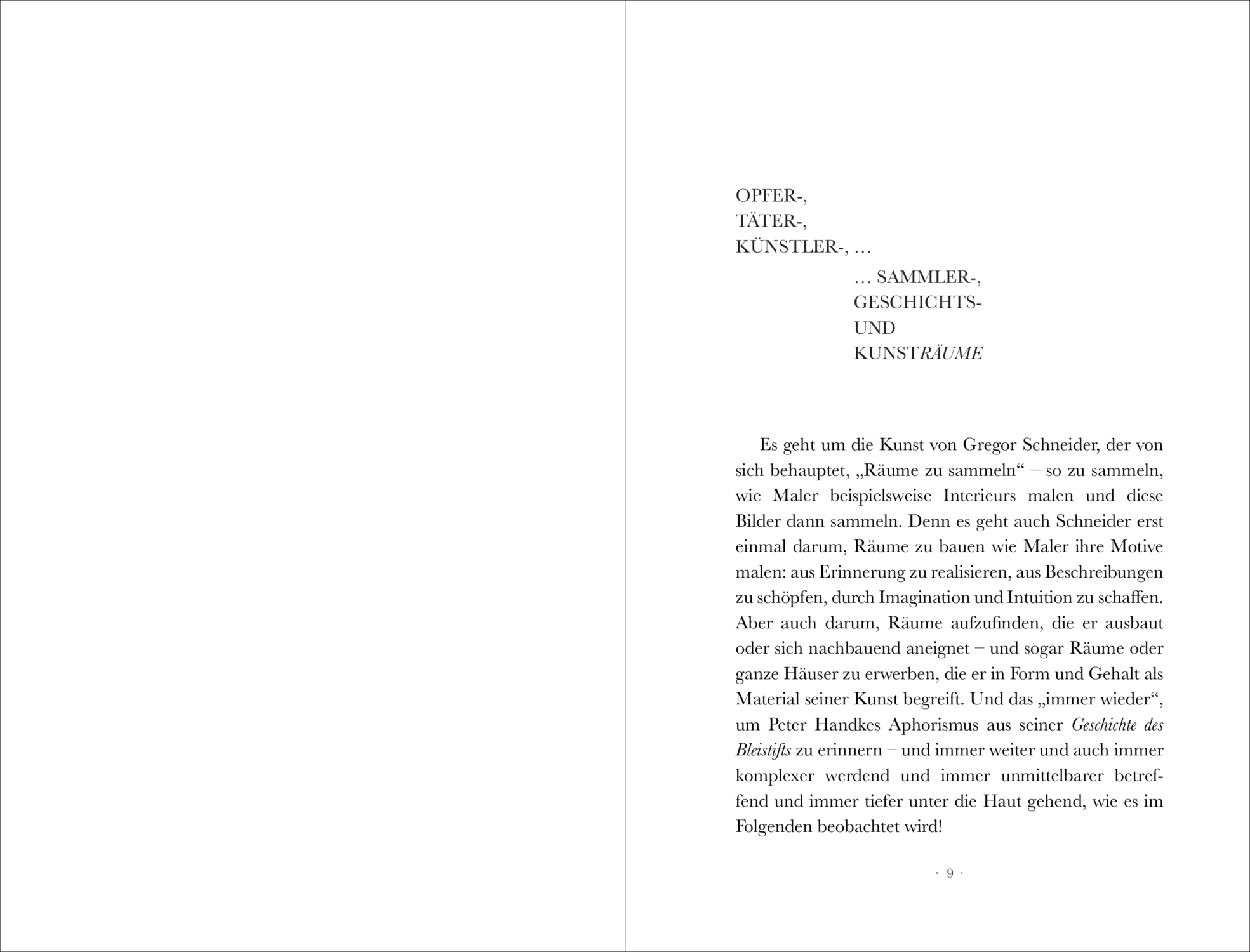 Gregor Schneider – Sternberg Press